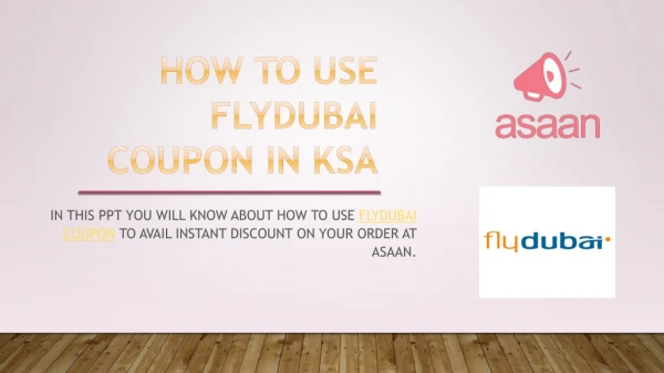 Save on Flights & Hotels with Flydubai Coupon Code