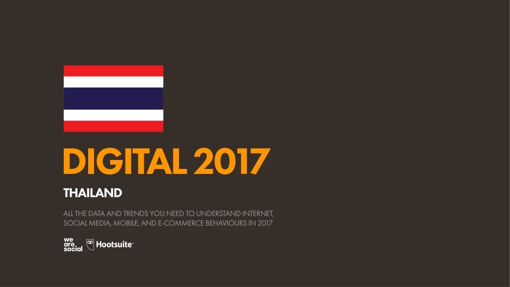 digital 2017 thailand