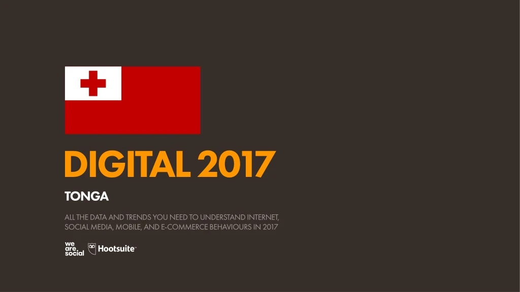 digital 2017 tonga