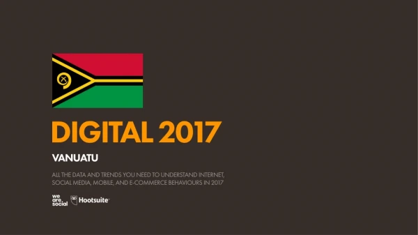 digital 2017 vanuatu