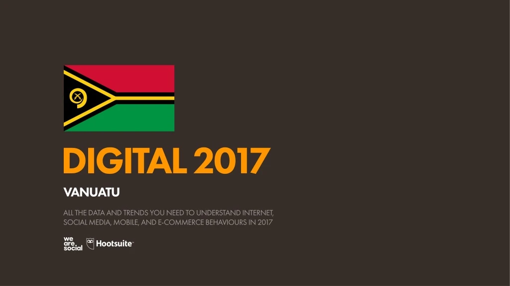 digital 2017 vanuatu