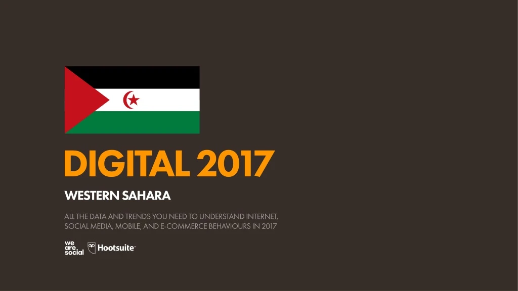 digital 2017 western sahara