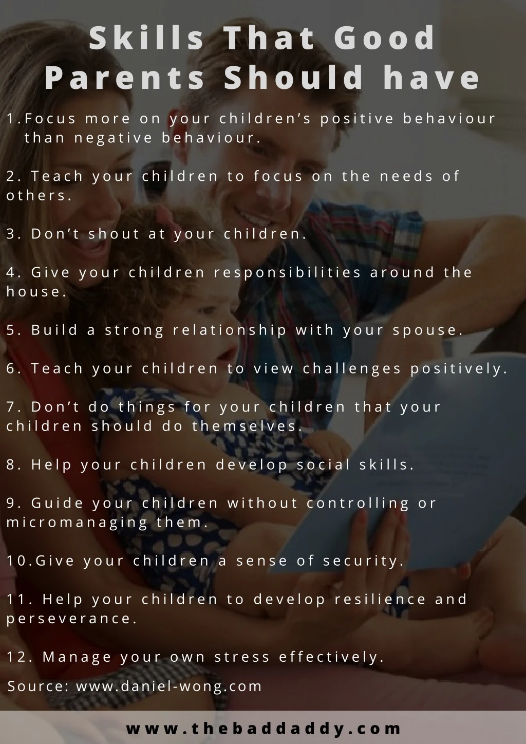 skills that good parents should have
