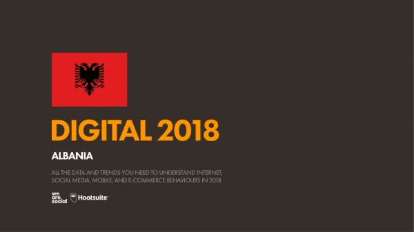 Digital 2018 Albania (January 2018)