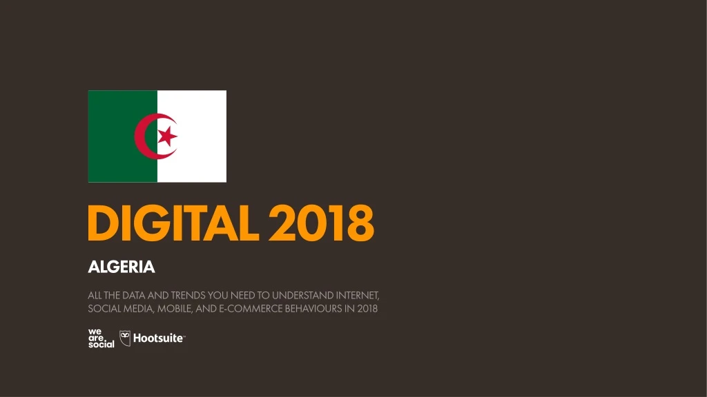 digital 2018 algeria