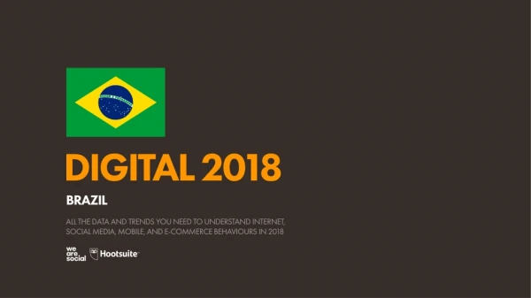 Digital 2018 Brazil (January 2018)
