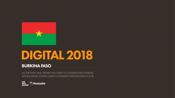 digital 2018 burkina faso
