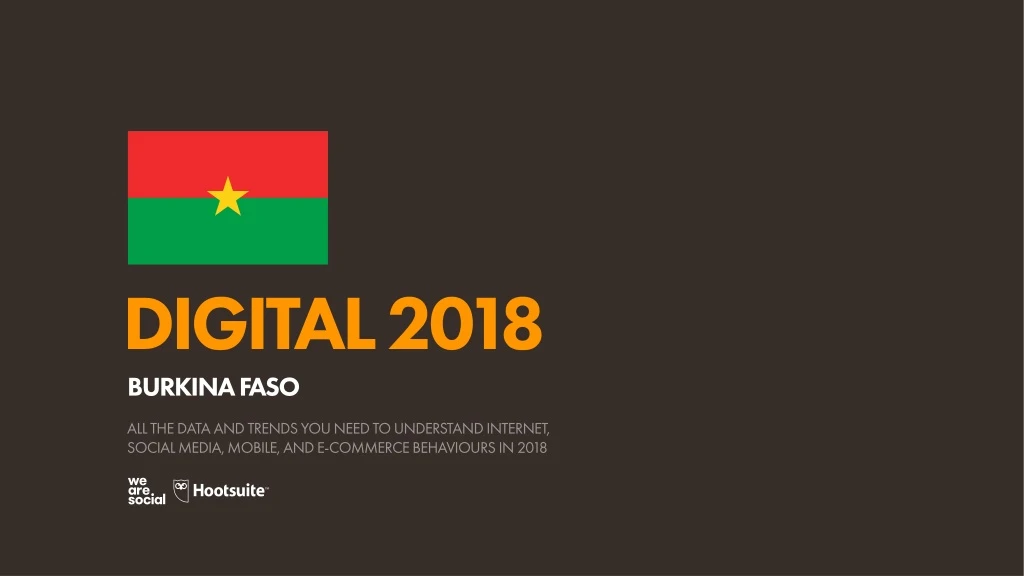 digital 2018 burkina faso