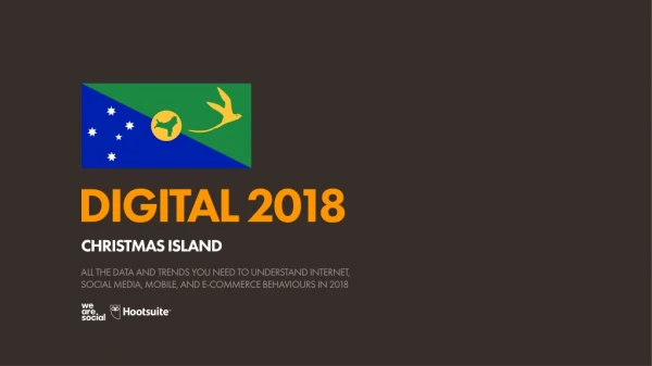 Digital 2018 Christmas Island (January 2018)