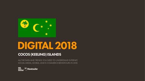 Digital 2018 Cocos Keeling Islands (January 2018)
