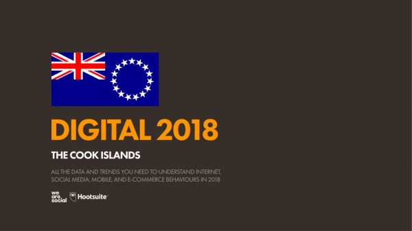Digital 2018 Cook Islands (January 2018)