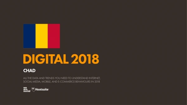 Digital 2018 Chad (January 2018)