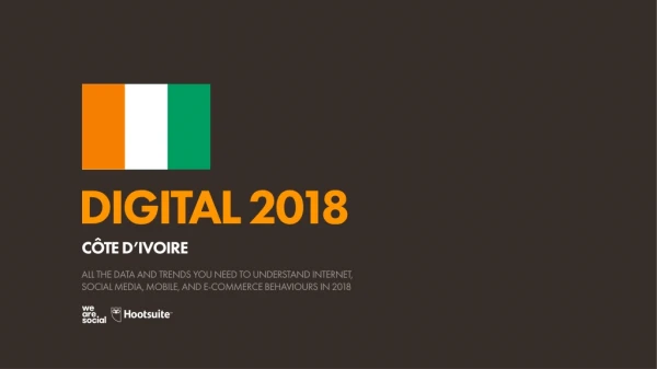 digital 2018 c te d ivoire