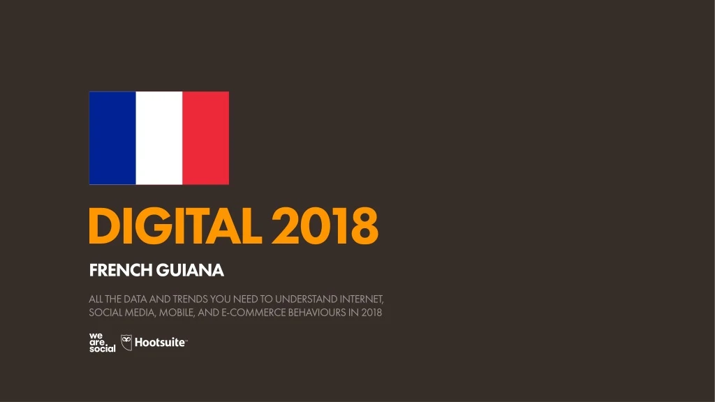 digital 2018 french guiana