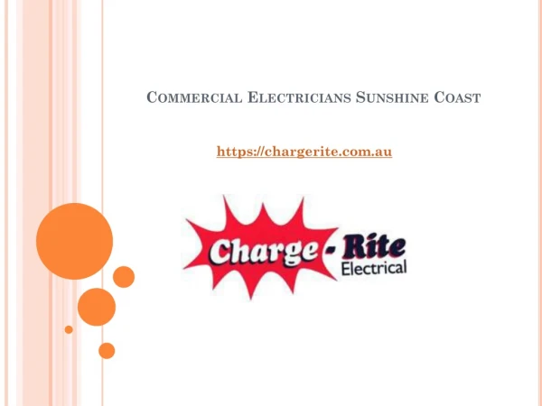 Commercial Electricians Sunshine Coast