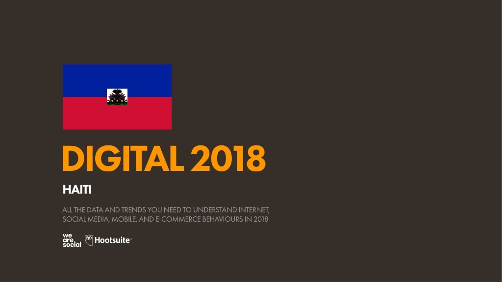 digital 2018 haiti