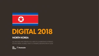 Digital 2018 North Korea (January 2018)