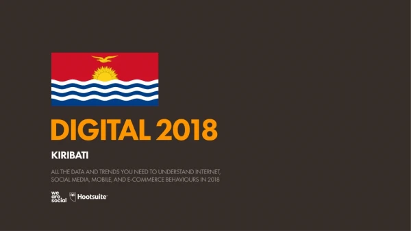 Digital 2018 Kiribati (January 2018)