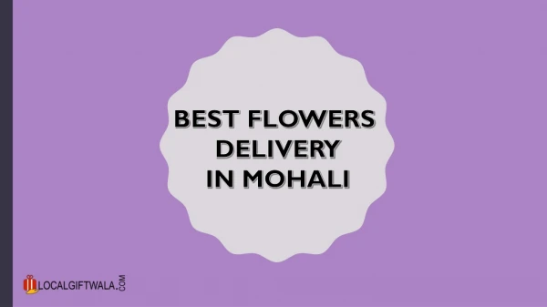 Best Flowers Delivery in Mohali