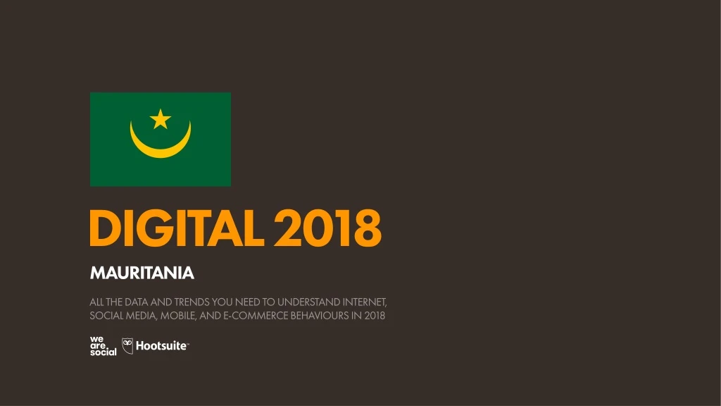 digital 2018 mauritania