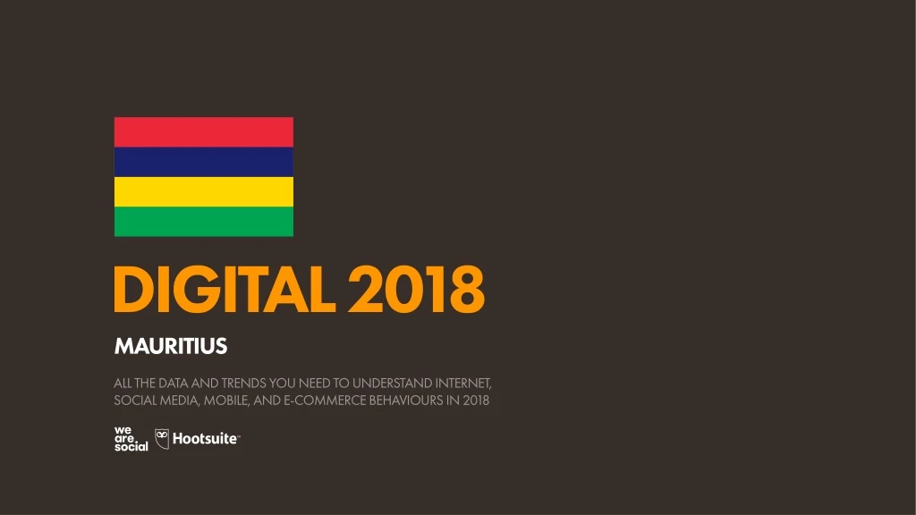 digital 2018 mauritius