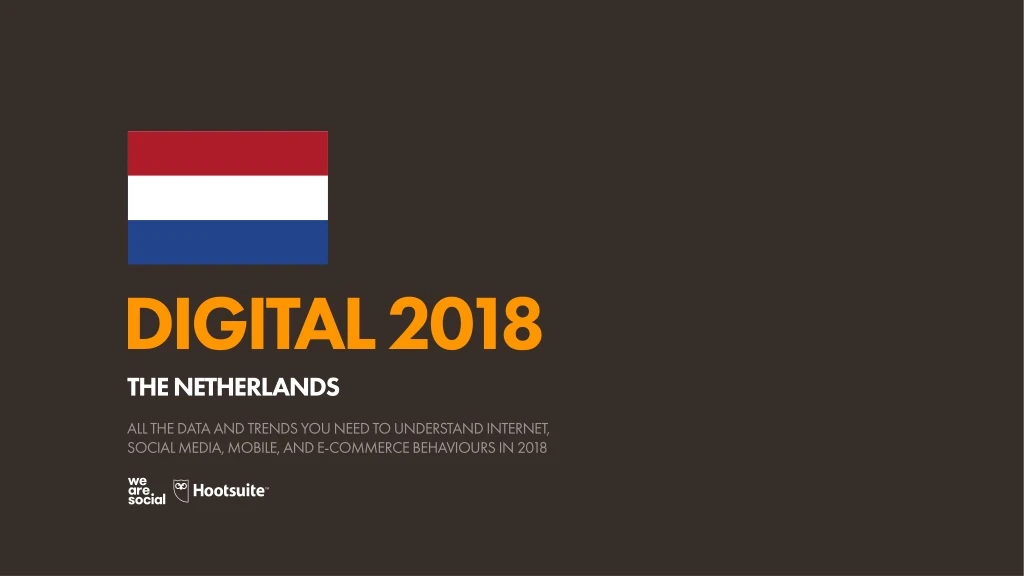 digital 2018 the netherlands