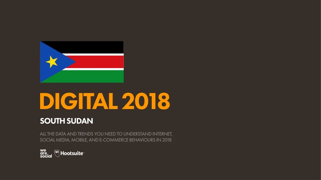digital 2018 south sudan