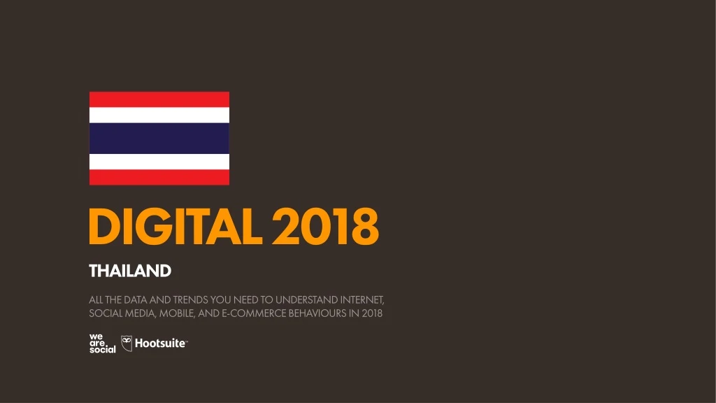 digital 2018 thailand