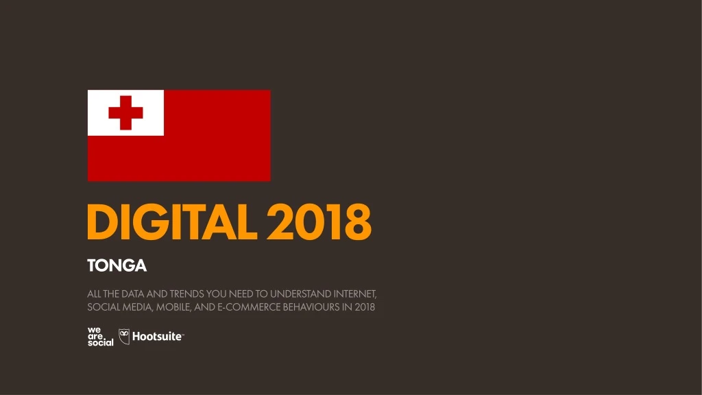 digital 2018 tonga