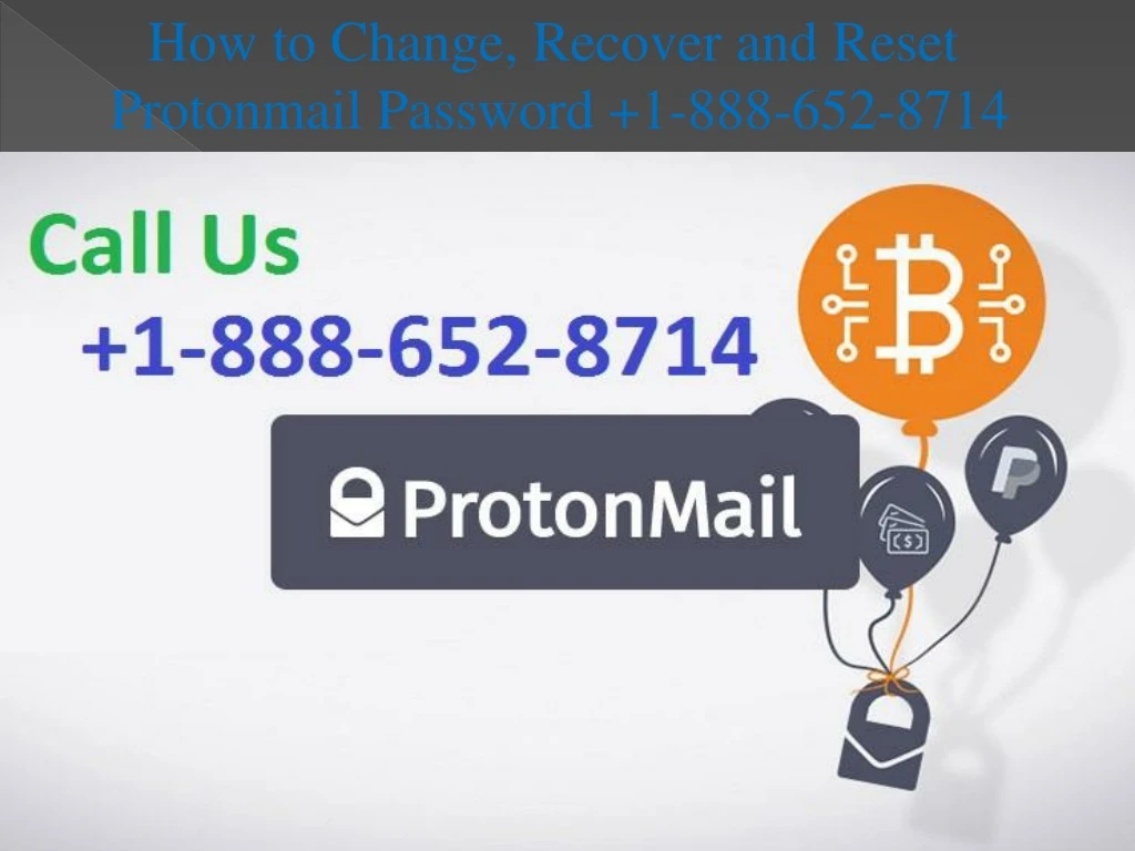 how to change recover and reset protonmail