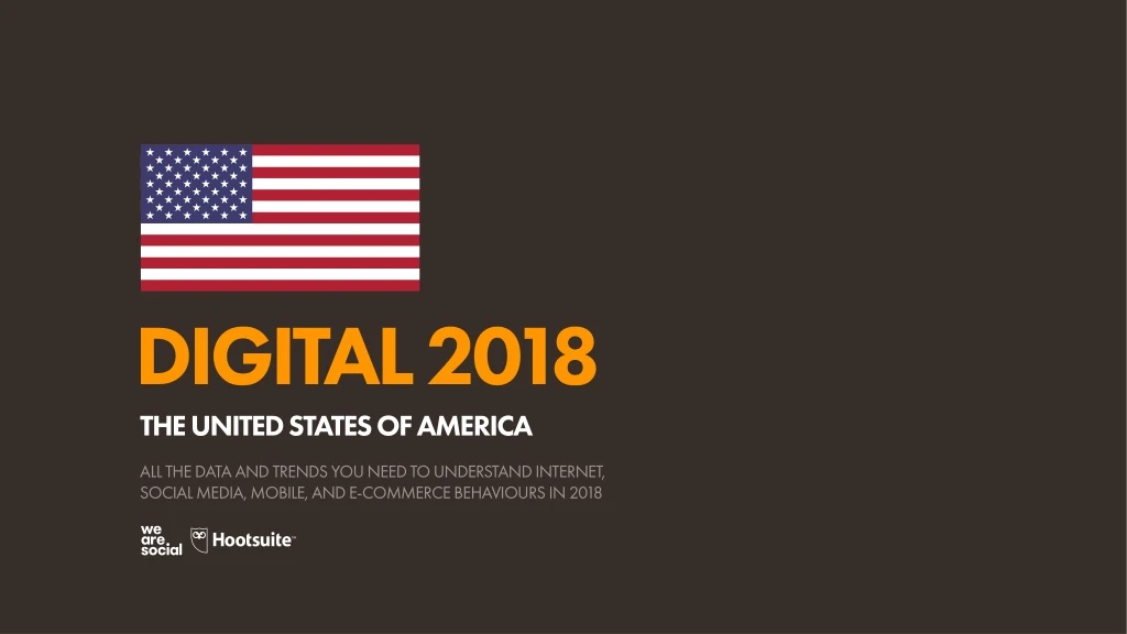 digital 2018 the united states of america