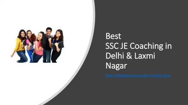 Best SSC JE Coaching in Delhi & Laxmi Nagar