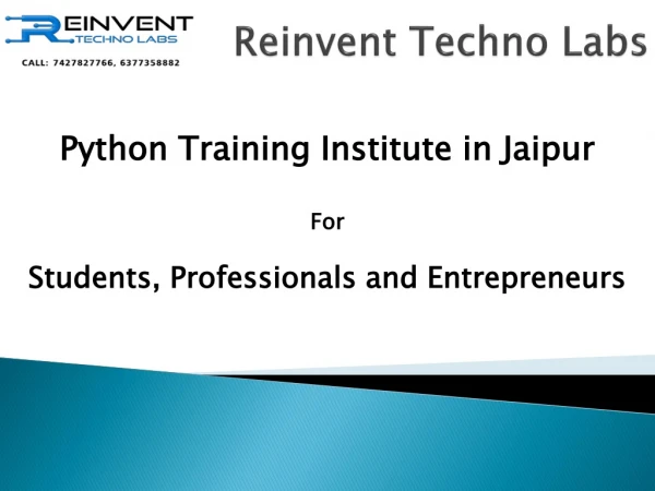 Python Training Program in RTLabs