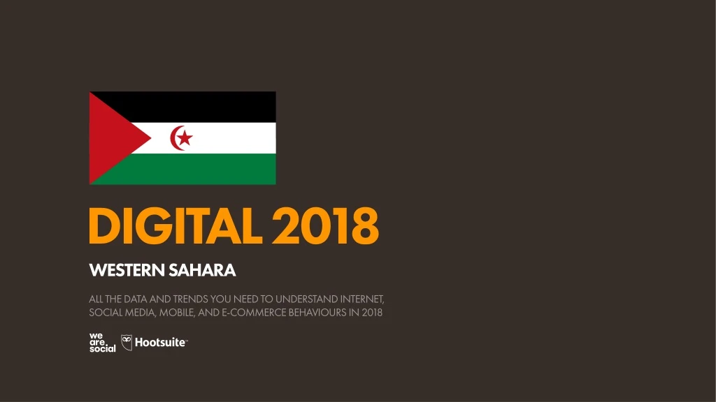 digital 2018 western sahara