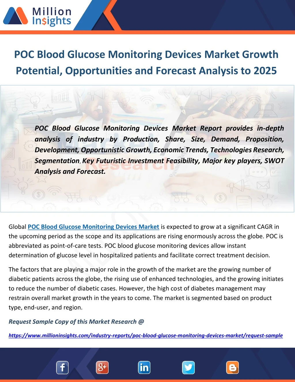 poc blood glucose monitoring devices market