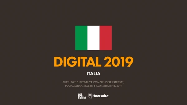 digital 2019 italia