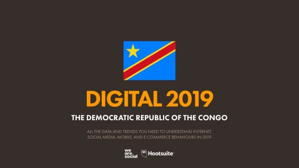 digital 2019 the democratic republic of the congo
