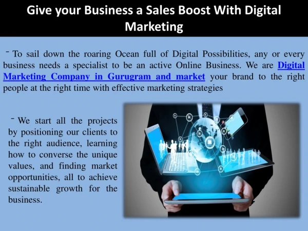 Give your Business a Sales Boost With Digital Marketing