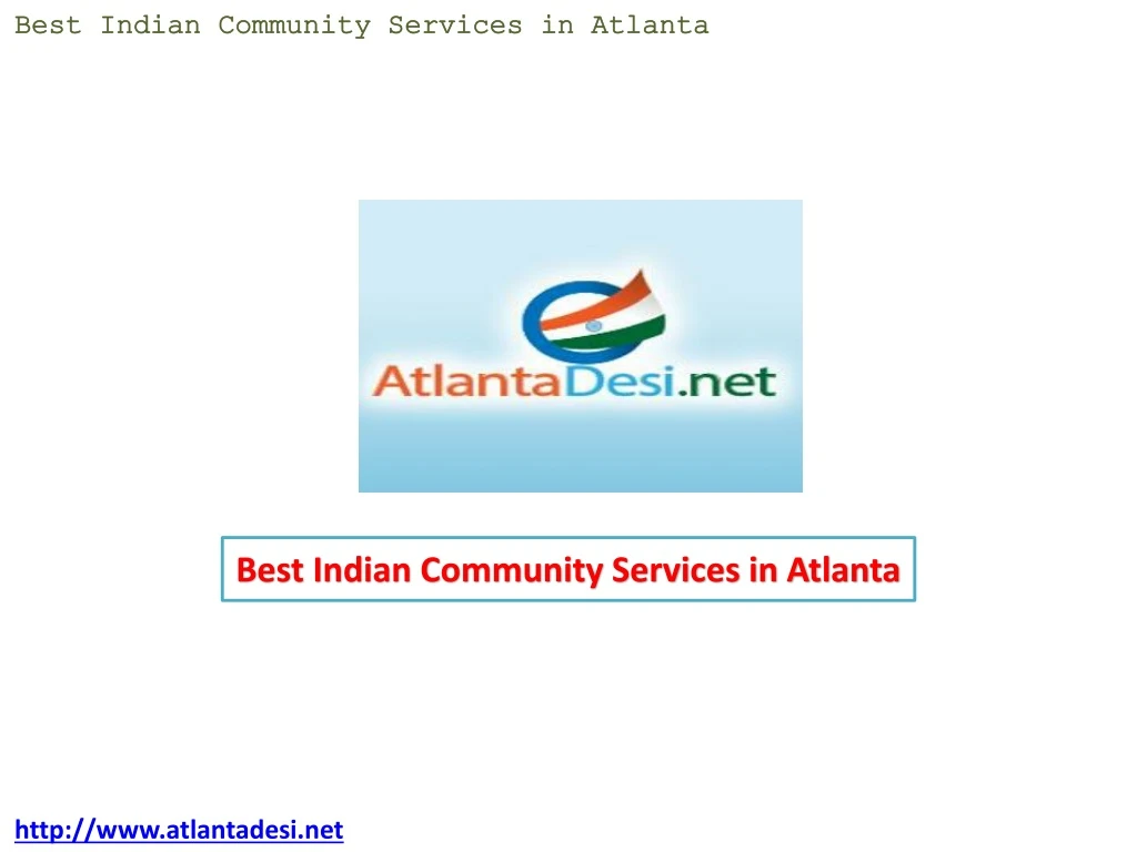 best indian community services in atlanta