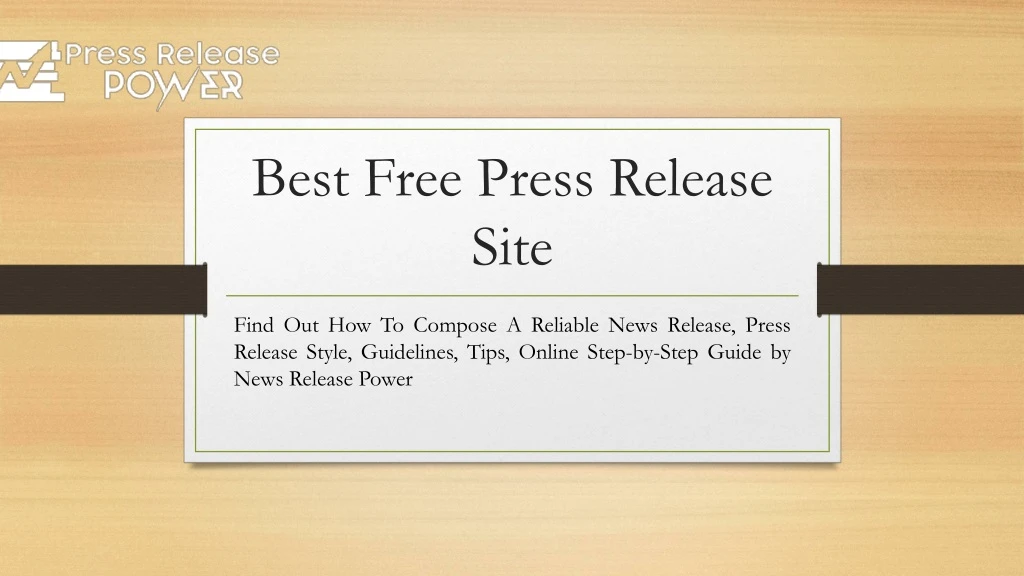 best free press r elease site