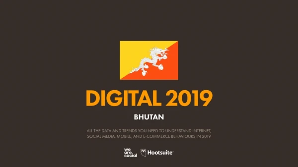 digital 2019 bhutan