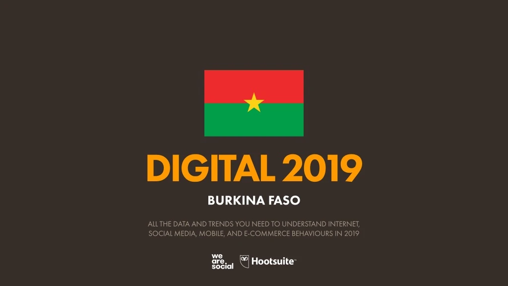 digital 2019 burkina faso