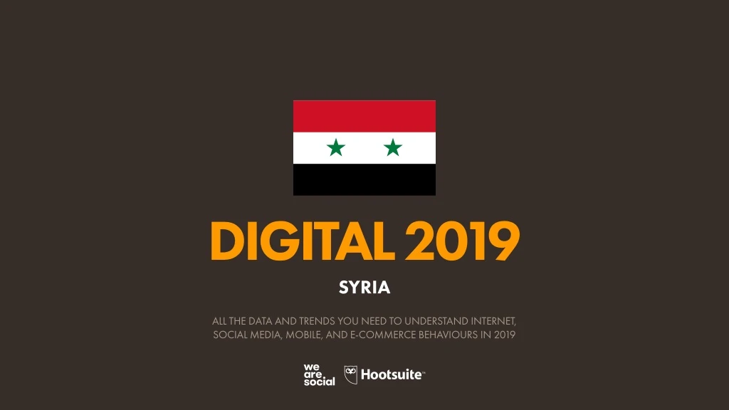 digital 2019 syria