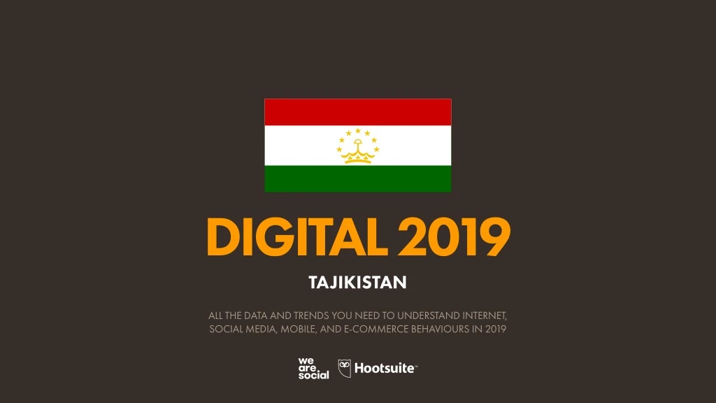 digital 2019 tajikistan