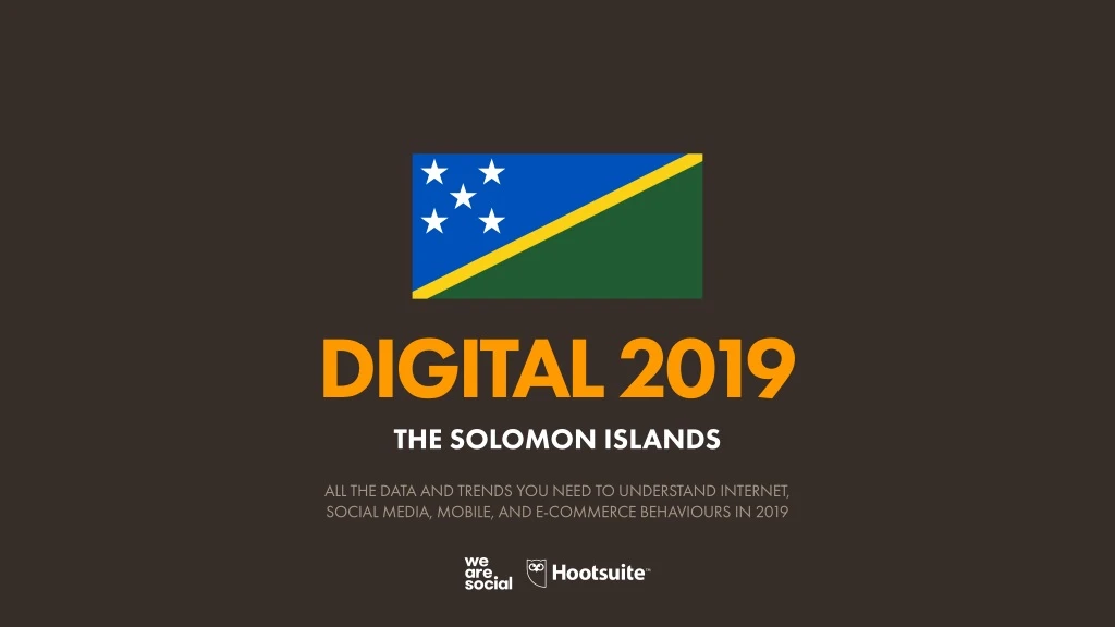 digital 2019 the solomon islands