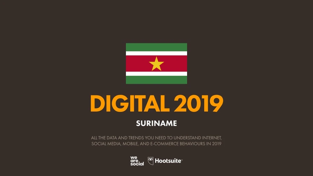 digital 2019 suriname