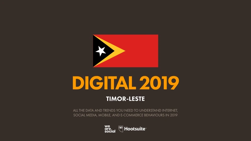 digital 2019 timor leste