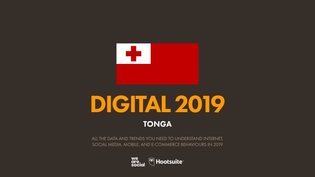 digital 2019 tonga