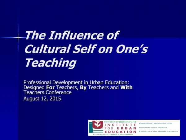 The Influence of Cultural Self on One’s Teaching
