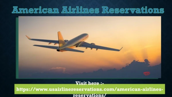 How to get offer on American Airlines Reservations